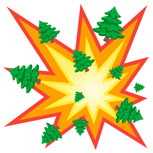 boom evergreen tree