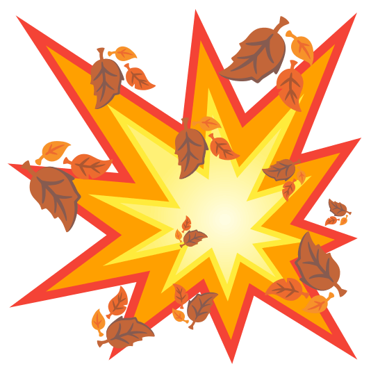 boom fallen leaf
