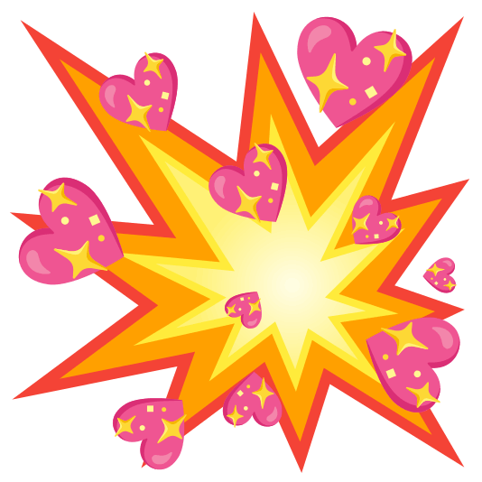 boom sparkling heart