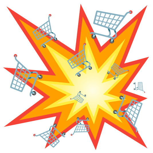 boom shopping trolley