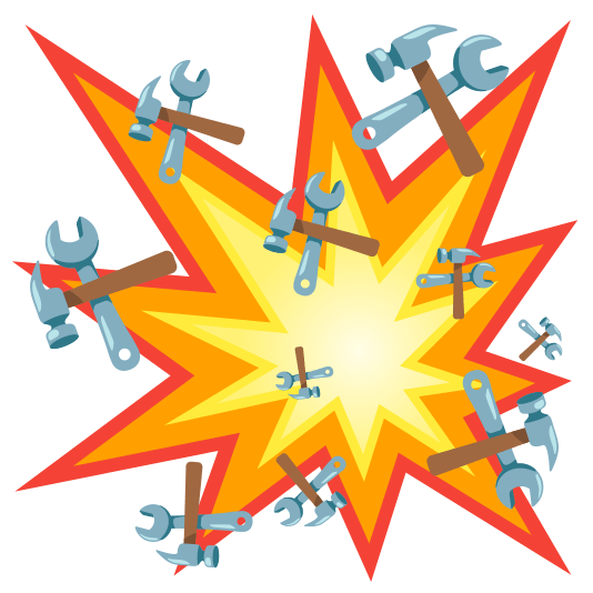 boom hammer and wrench