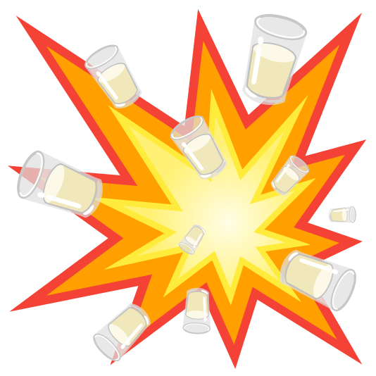 boom glass of milk