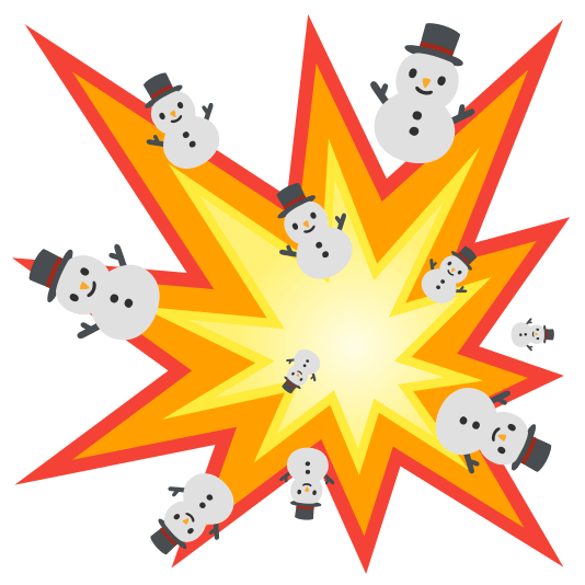 boom snowman without snow