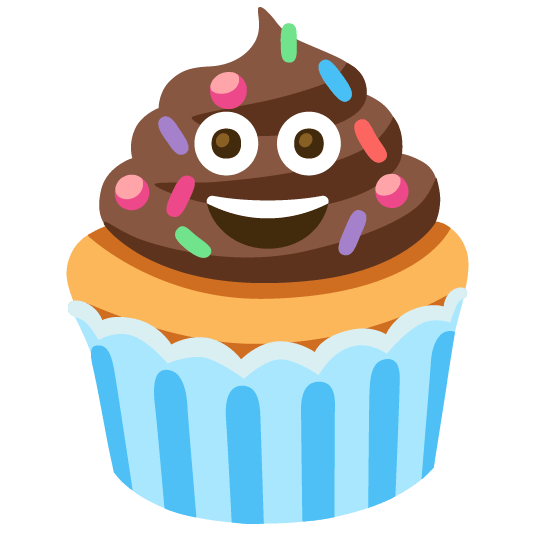 hankey cupcake