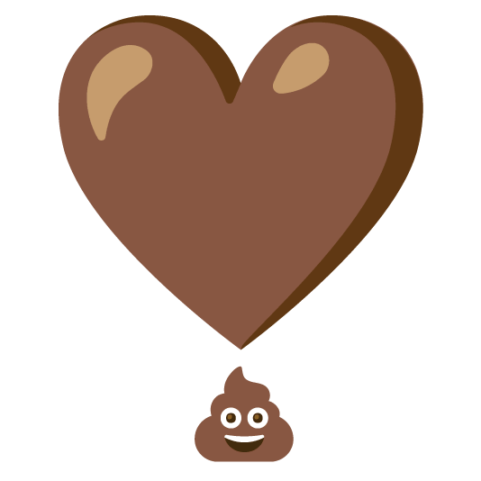 hankey heavy heart exclamation mark ornament