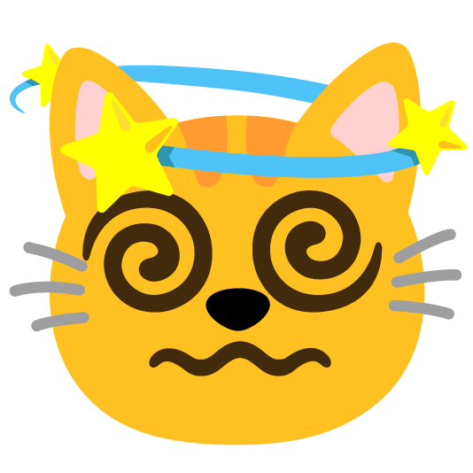 dizzy cat