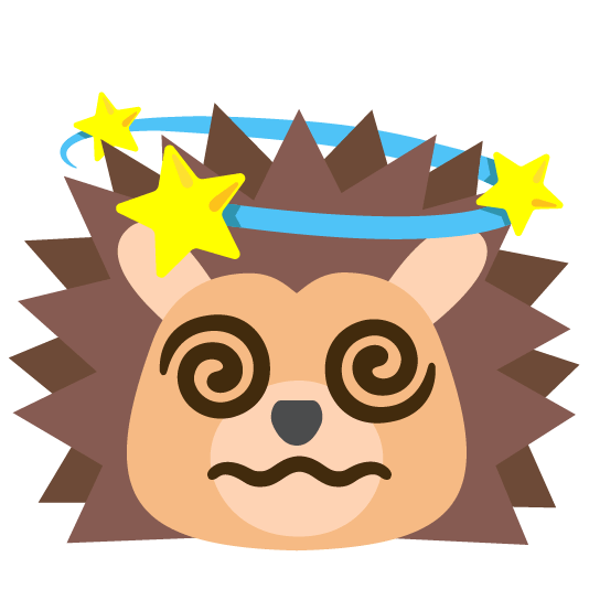 dizzy hedgehog