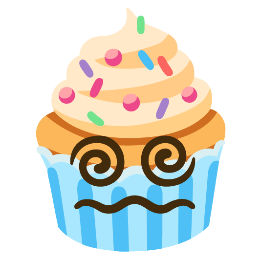 dizzy cupcake