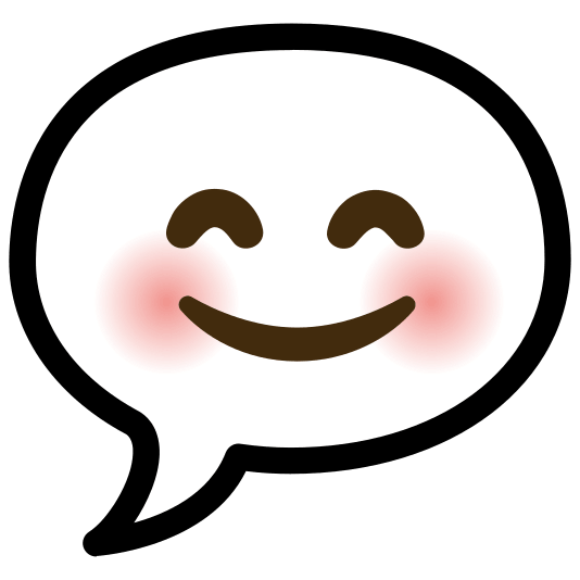 speech balloon blush