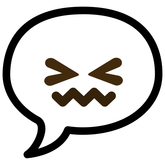 speech balloon confounded