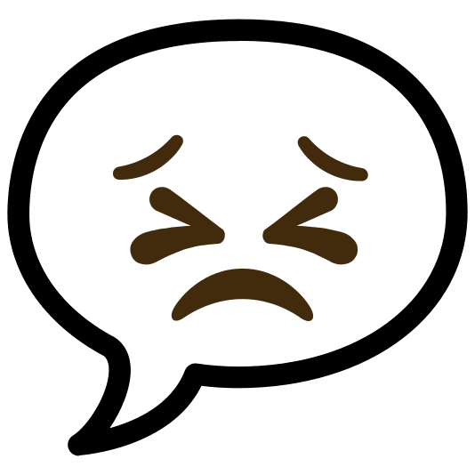 speech balloon persevere