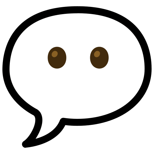 speech balloon no mouth