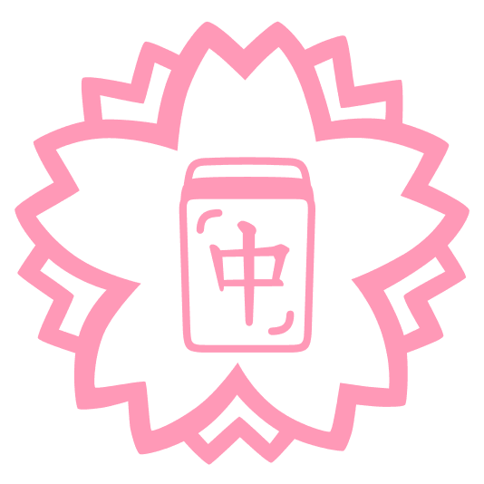 white flower mahjong