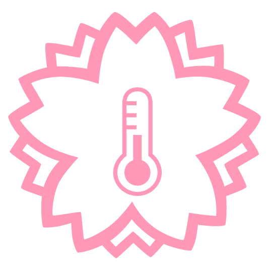 white flower thermometer