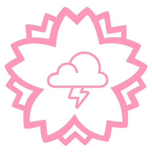 white flower lightning