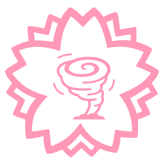 white flower tornado