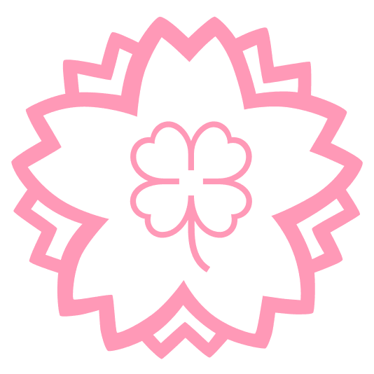 white flower four leaf clover