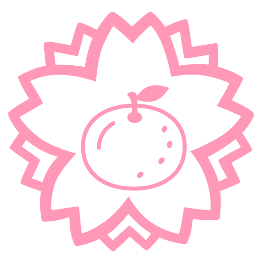 white flower tangerine