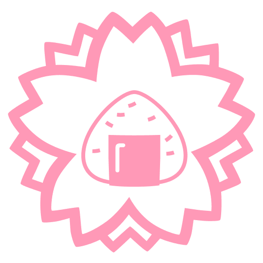 white flower rice ball