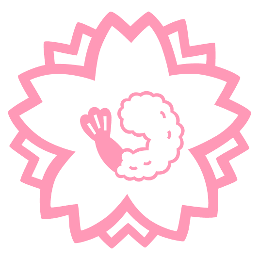 white flower fried shrimp