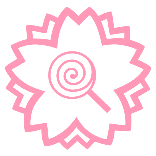 white flower lollipop