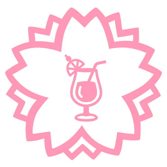 white flower tropical drink