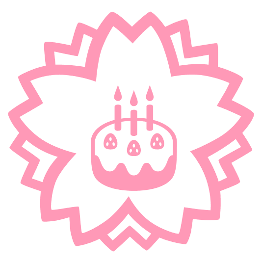 white flower birthday