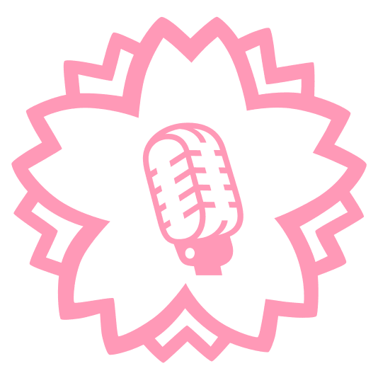 white flower studio microphone