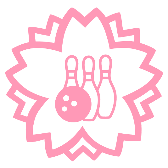 white flower bowling