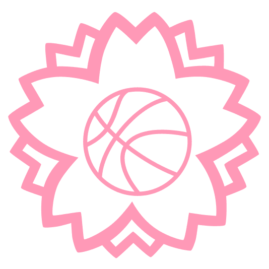 white flower basketball