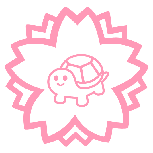 white flower turtle
