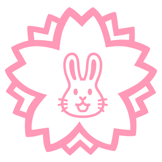 white flower rabbit