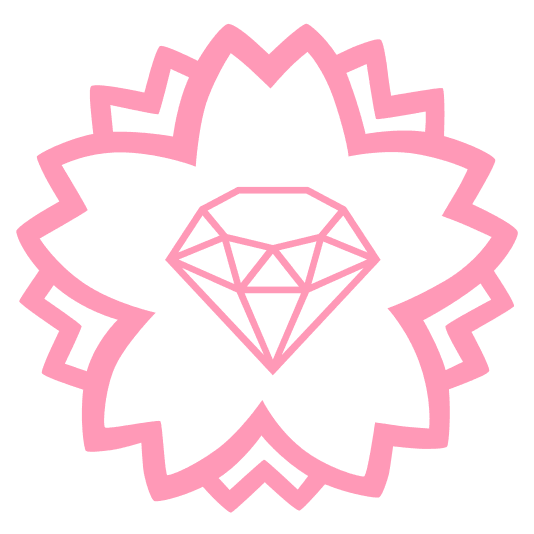 white flower gem