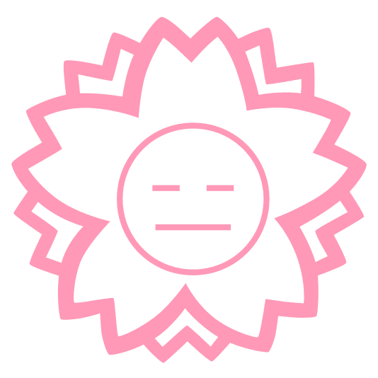 white flower expressionless