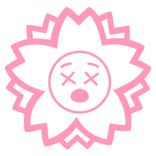 white flower dizzy face