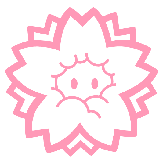 white flower face in clouds