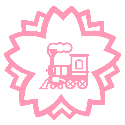 white flower steam locomotive