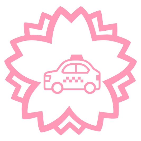 white flower taxi