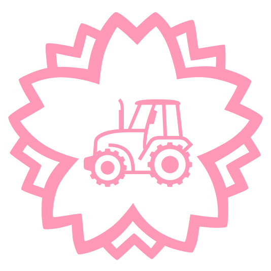 white flower tractor