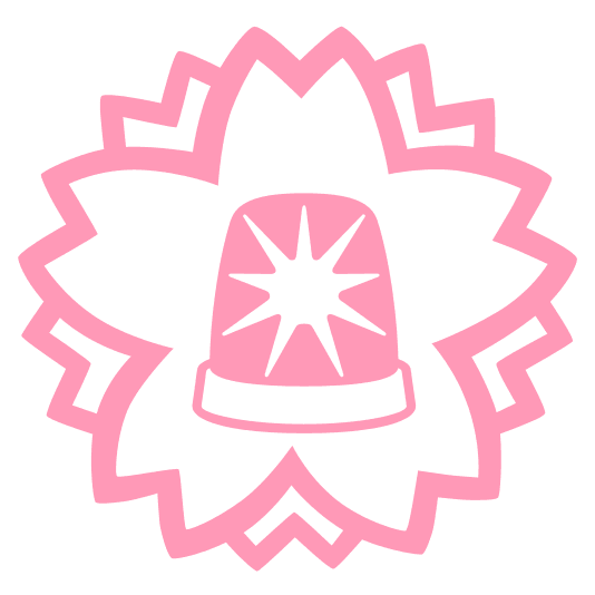 white flower rotating light