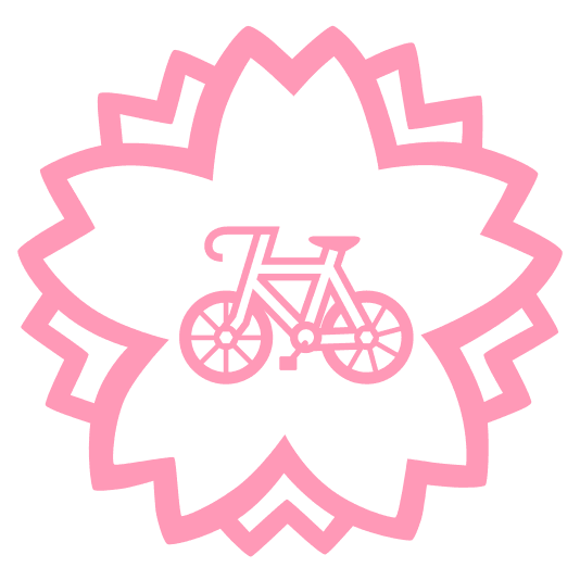 white flower bike