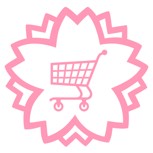 white flower shopping trolley