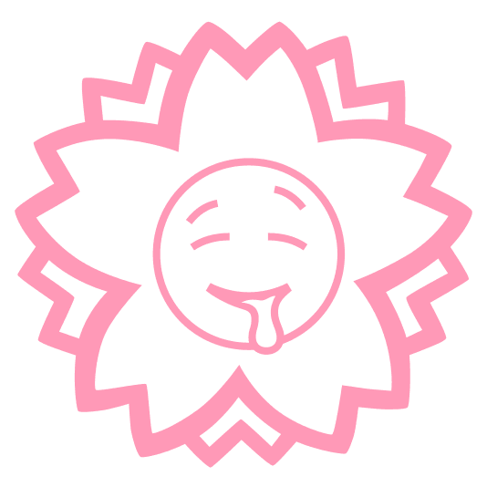 white flower drooling face