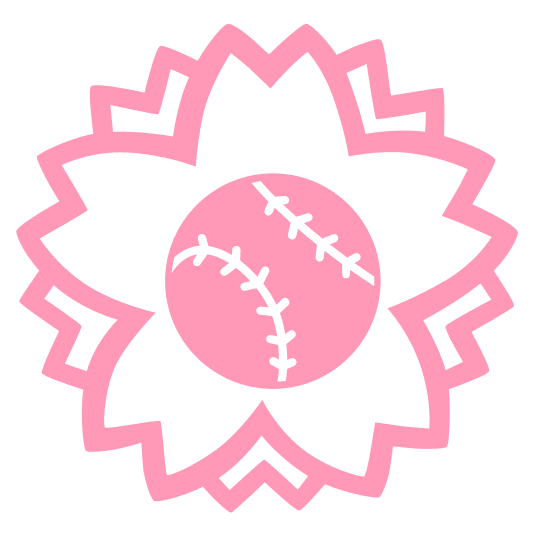 white flower softball