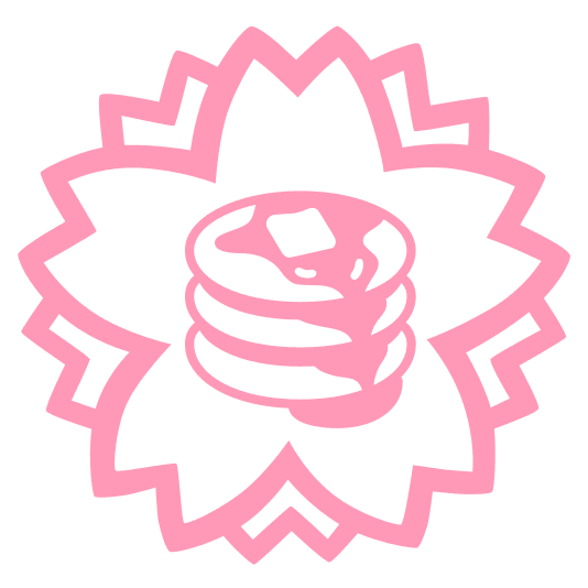 white flower pancakes