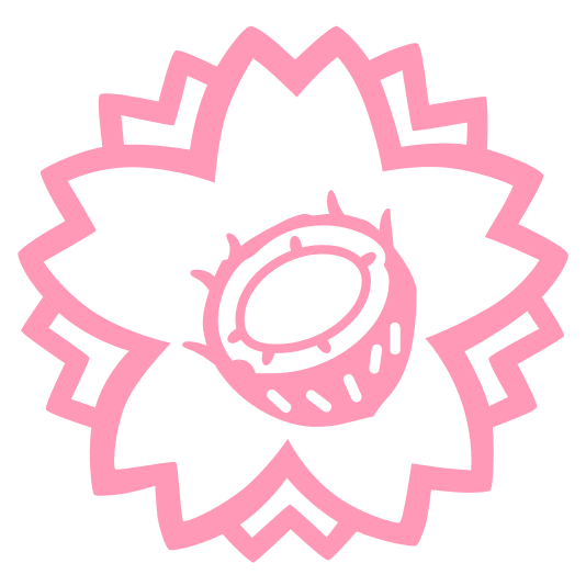 white flower coconut