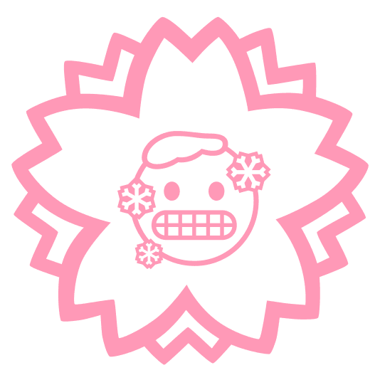 white flower cold face