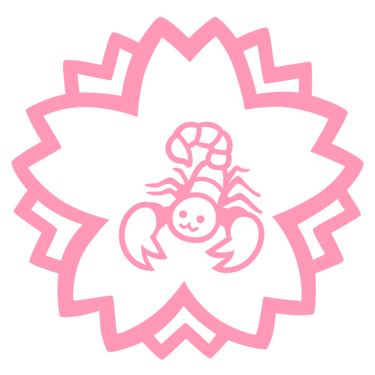 white flower scorpion