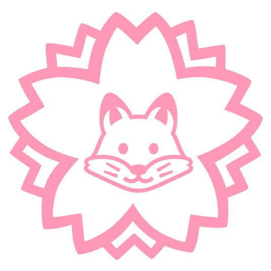 white flower fox face