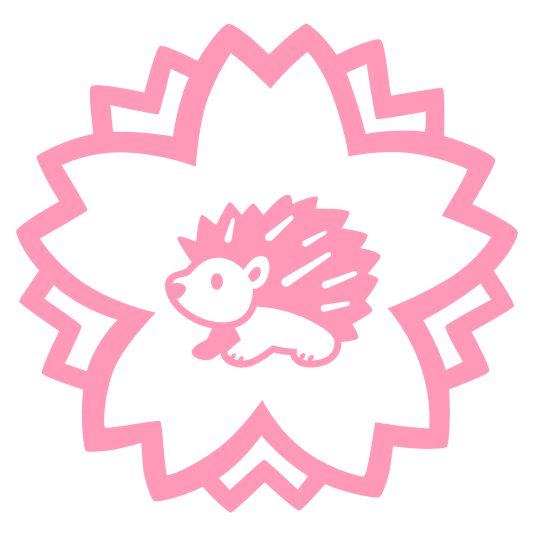 white flower hedgehog